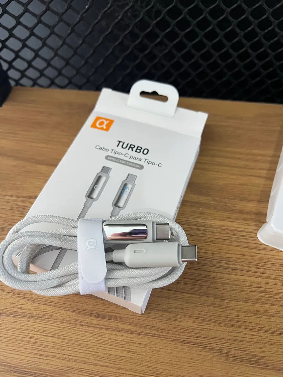 Cabo USB-C Tipo C 60W Trançado 1M Premium De Nylon Compatível com iPhone  - Foto 5