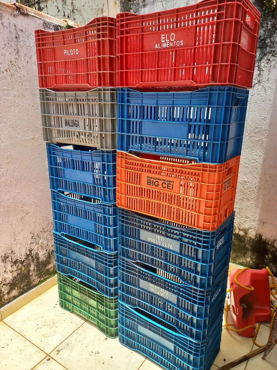 Caixas Plásticas para Hortifruti / Mercado R$ 10,00 cada