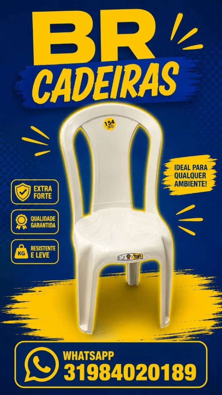 CADEIRA PLÁSTICA.