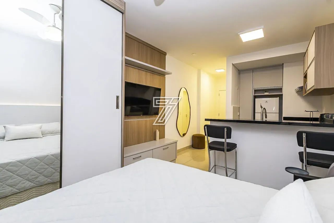 STUDIO 26 M² MOBILIADO SKY - ANDAR ALTO - Foto 5