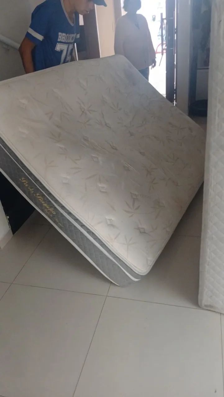 Cama de casal. colchão e box. - Foto 3