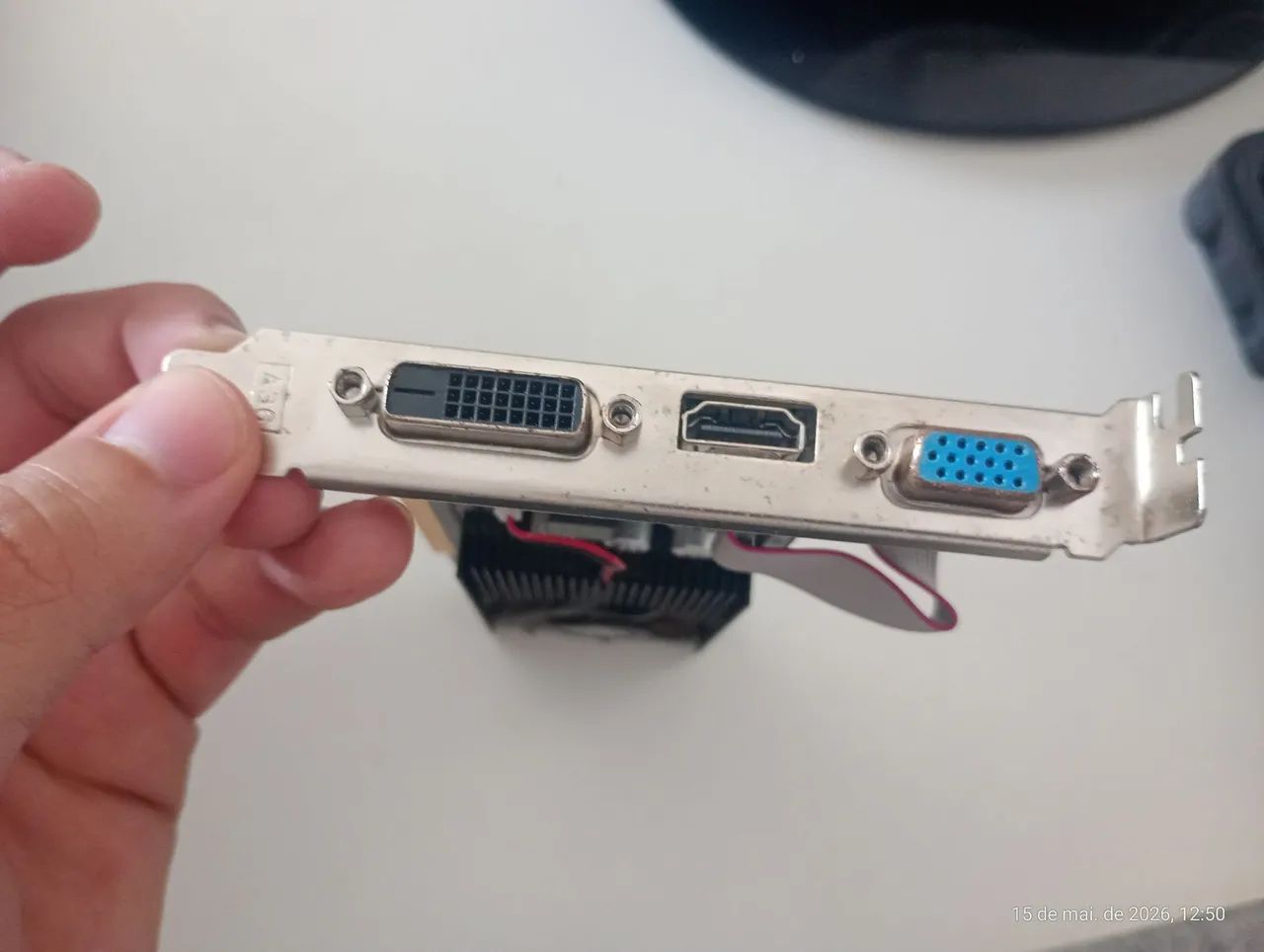 placa de video Nvidia Gt610 2gb (com defeito) - Foto 3