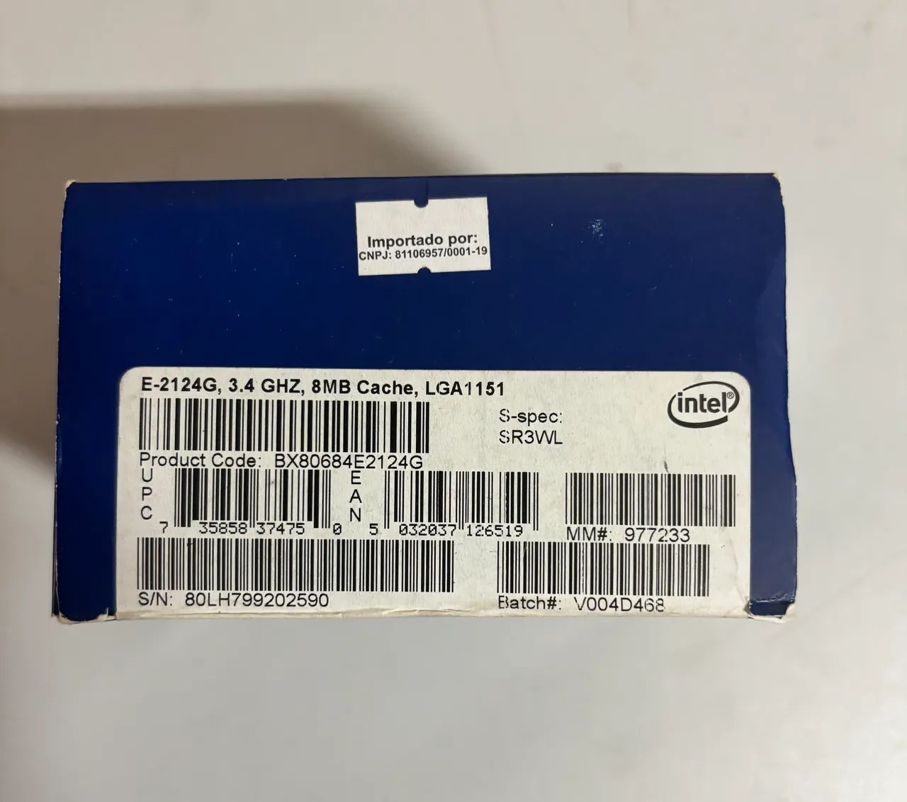 Processador Intel Xeon E-2124G 3.4GHz 8Mb Cachê LGA1151 Servidor (NOVO) - Foto 3
