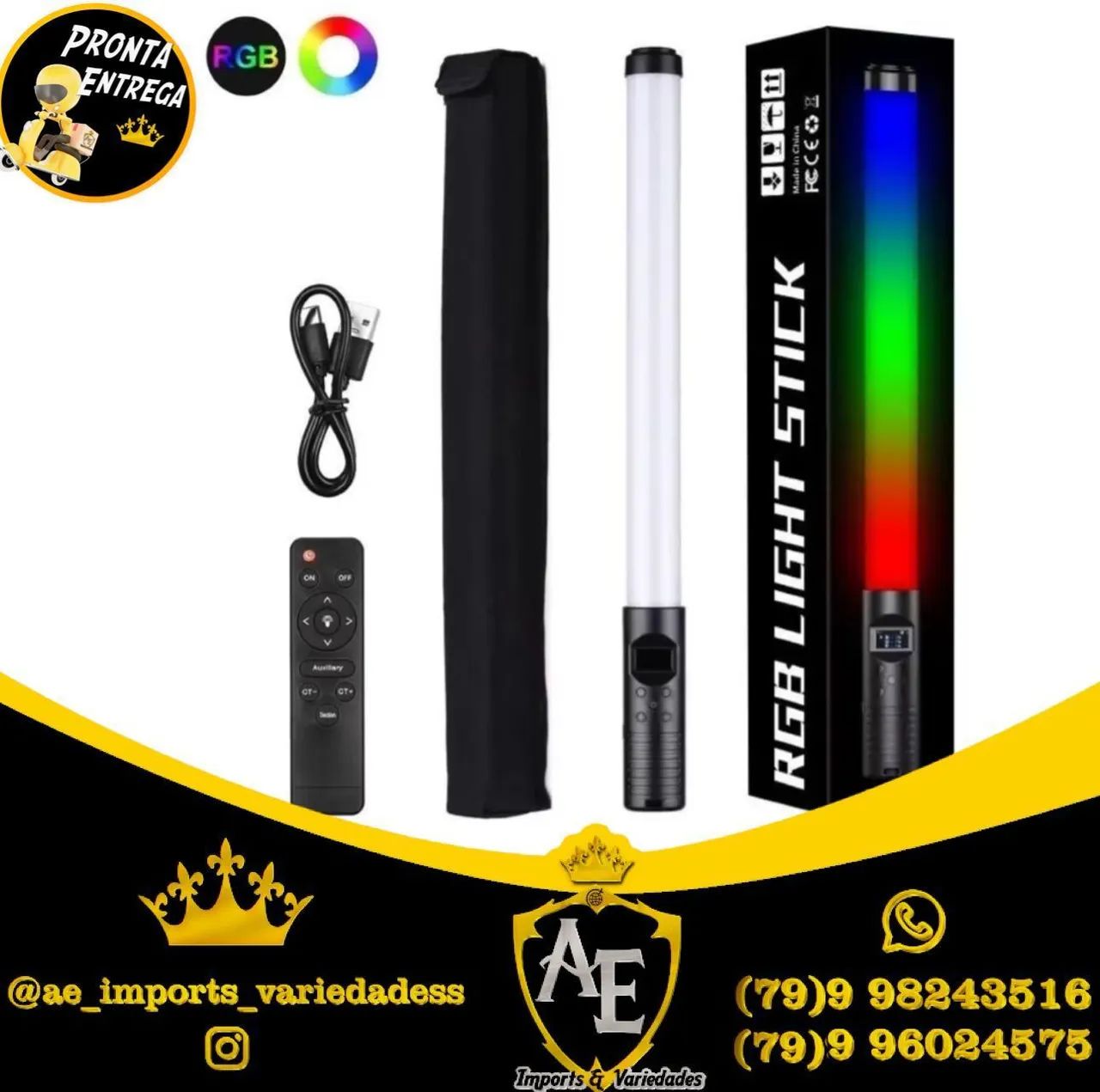 Bastão de led RGB