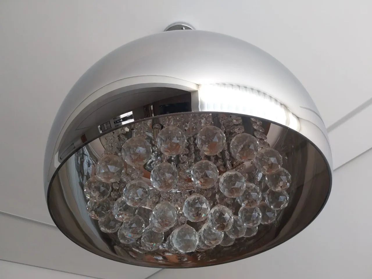 Lustre pendente em vidro