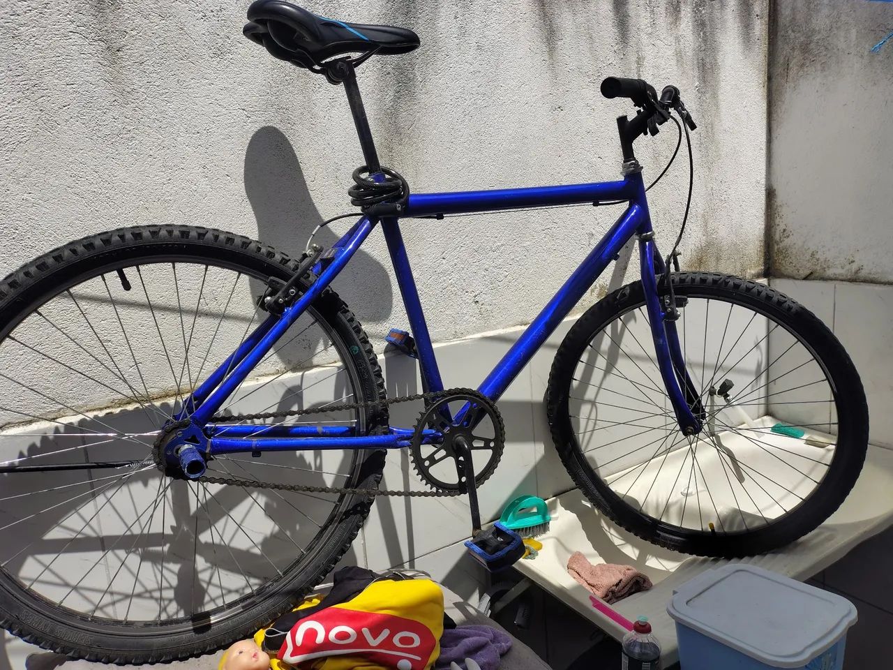 Vendo bicicleta aro 26 ótimo estado  - Foto 4