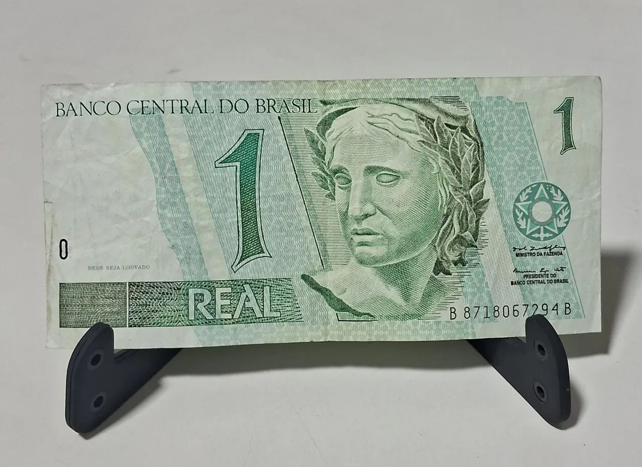 Cédula Recolhida - 1 real 