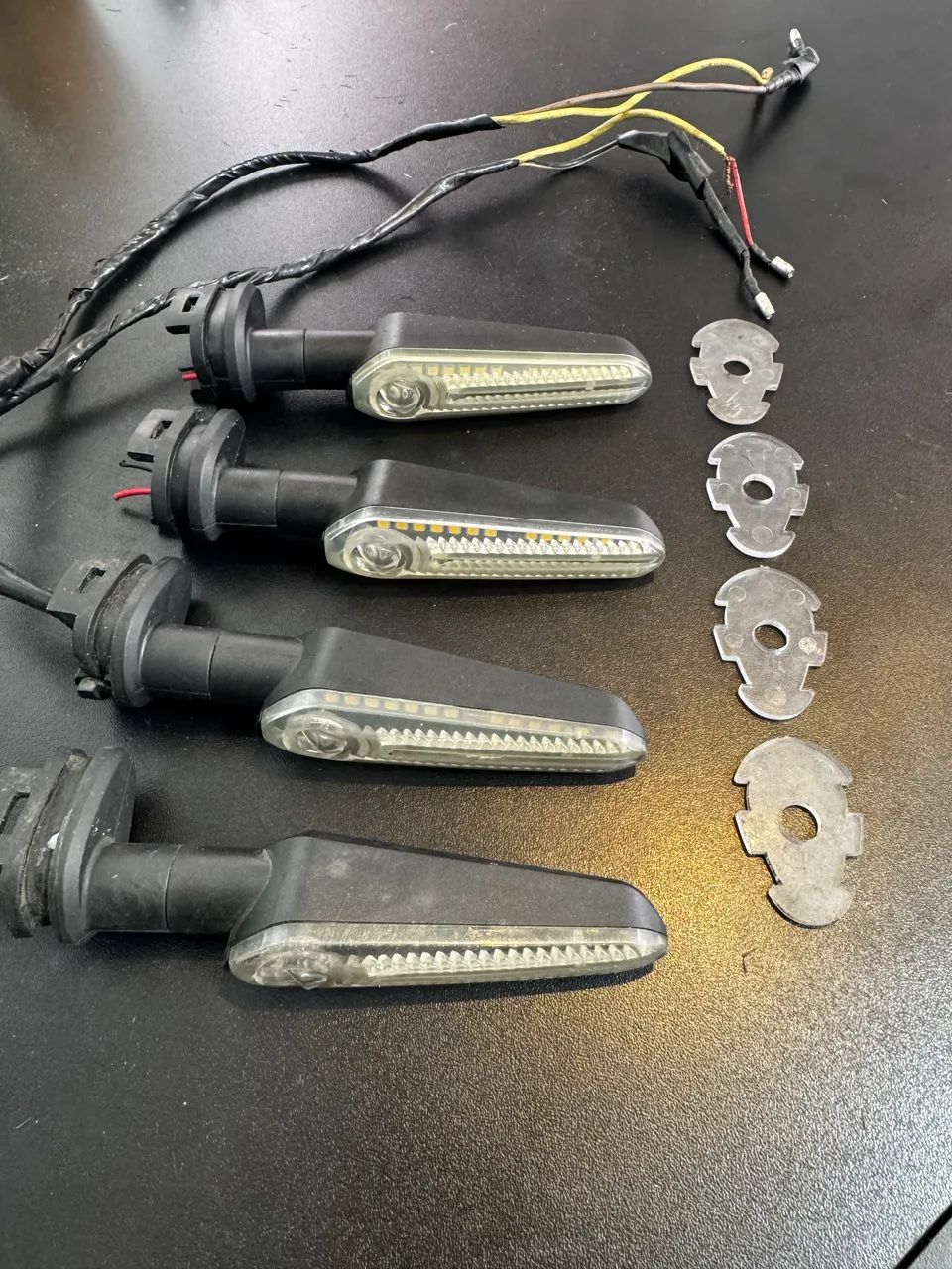 Piscas Setas de led para moto