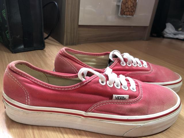 vans authentic vermelho