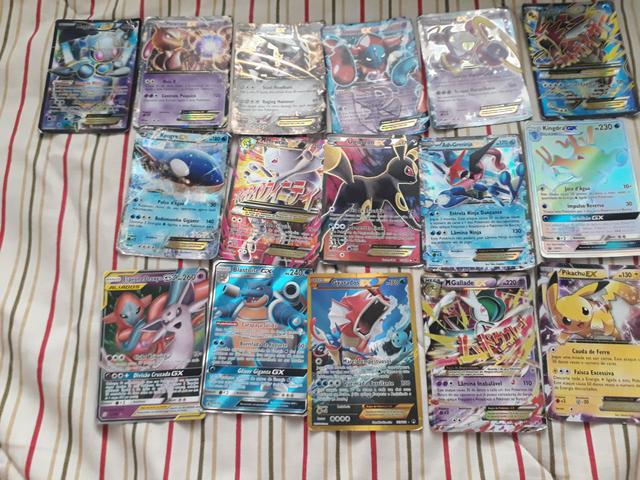Cartas Pokémon ex, mega ex e gx