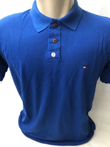 Camisa gola polo masculina lisa 