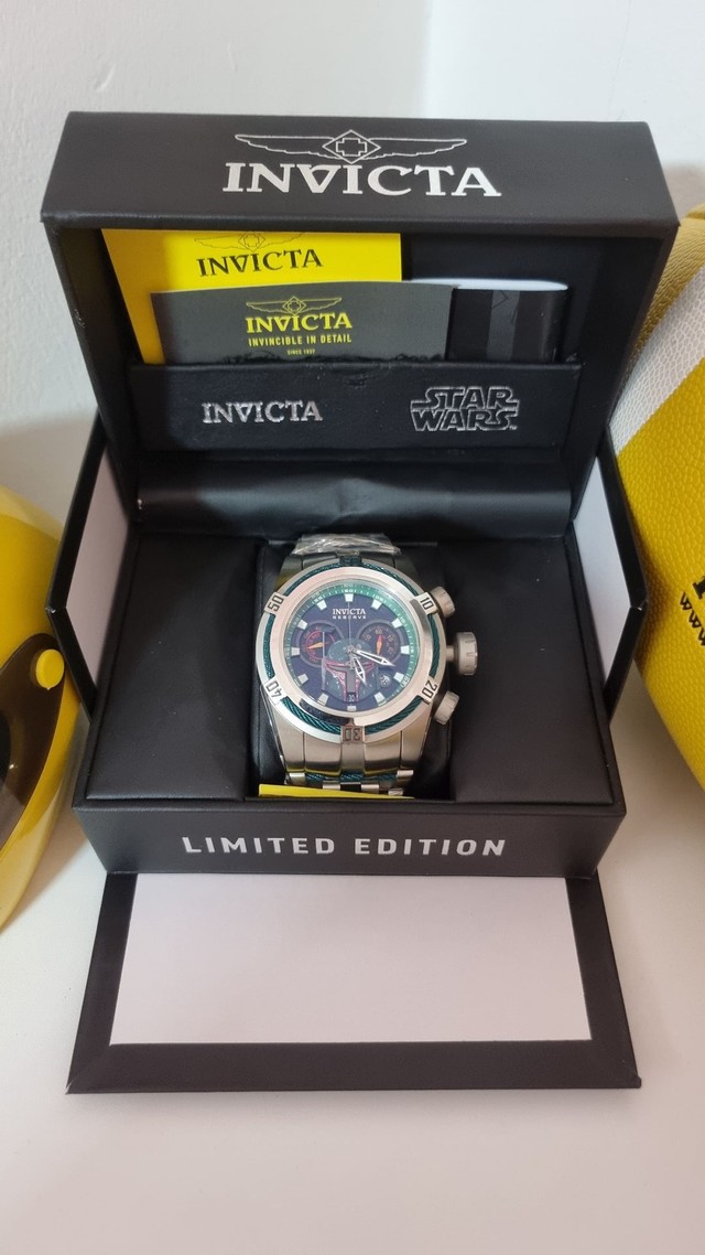 relógio invicta star wars