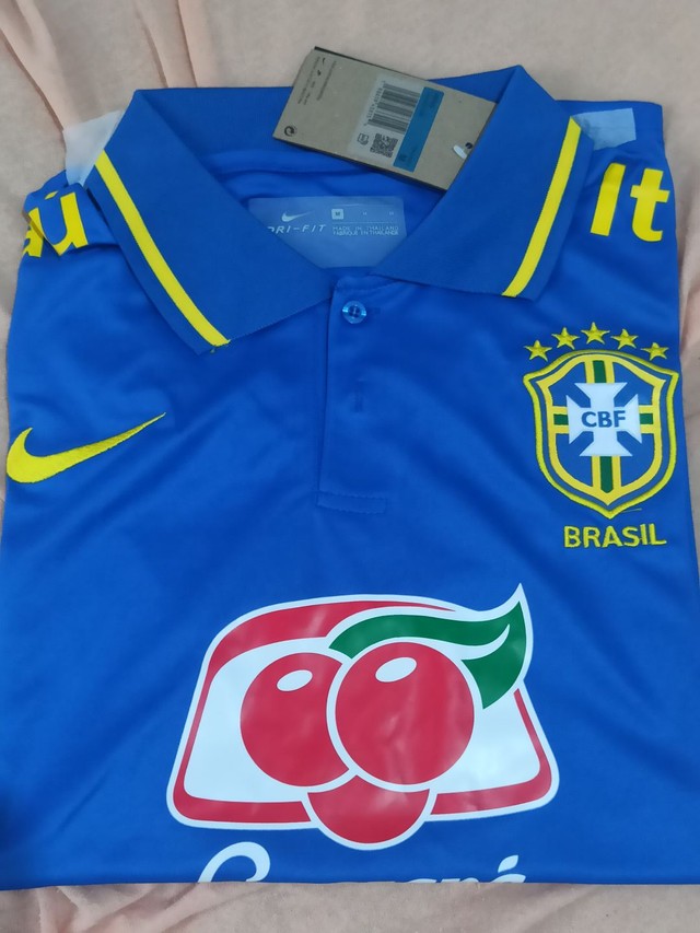 Camisa da Seleção brasileira Polo Azul 2022