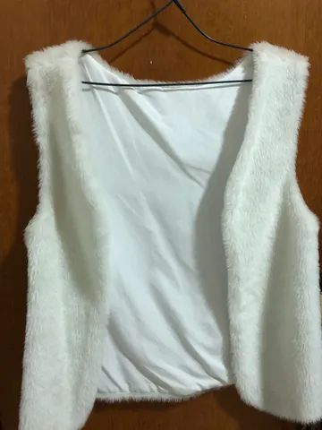 Sobretudo Feminino Branco  - Foto 2