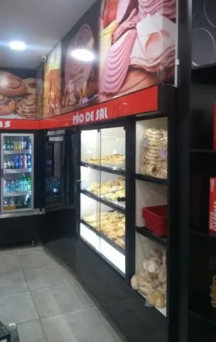 FRENTE PADARIA ,VASCAS DE PÃES DE SAL E VITRINES PÃES . - Foto 2