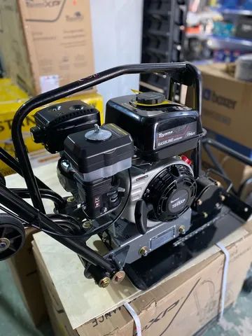 Placa Vibratória Compactadora a Gasolina Motor 6.5hp 196cc - Toyama (Novo) - Foto 2
