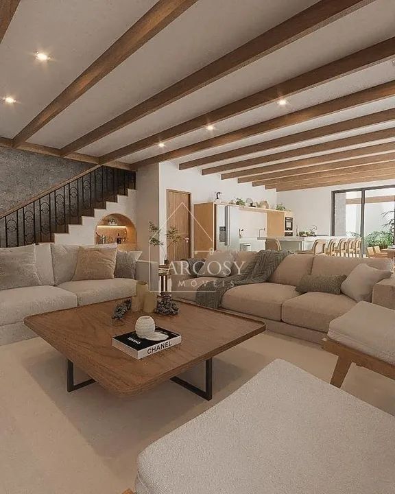 Casa estilo toscano em fase final de construção - 4 quartos, piscina e vista deslumbrante - Foto 4
