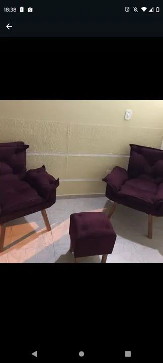 Poltrona modelo opala lindas confortável  - Foto 3