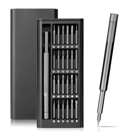 Kit De Chaves De Precisão 25 Peças C/ Estojo Desmonta E Monta Pc Game Celular z766