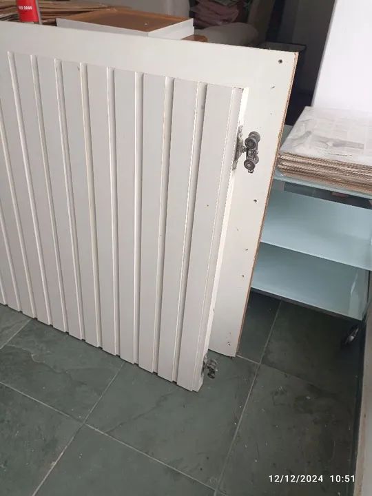 Porta de correr  em MDF Branco - Foto 2
