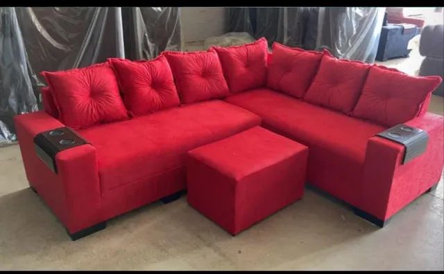 Sofá de canto, tradicional e chaise, direto da fábrica - Foto 2