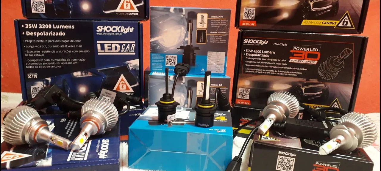 Lâmpada led pra moto carro caminhão e ônibus aceito cartão! - Foto 5