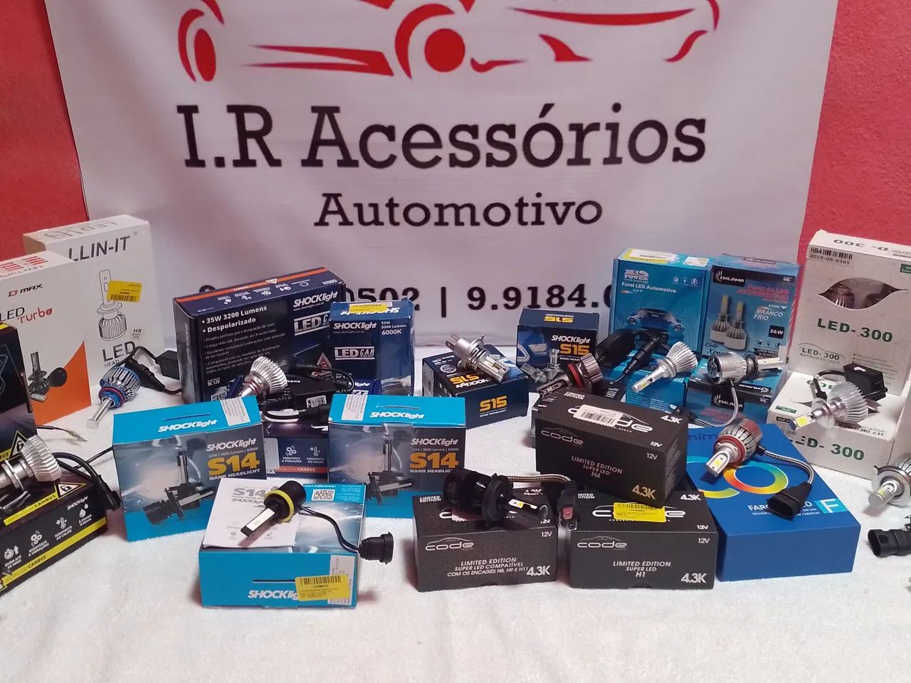 Lâmpada led pra moto carro caminhão e ônibus aceito cartão! - Foto 2