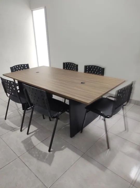 Mesa para Reunião Retangular 