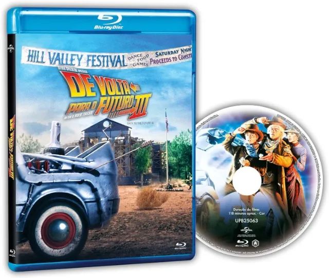 De Volta Para O Futuro Trilogia - Blu-ray (Lacrado) - Foto 3