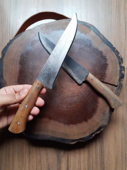 2 facas artesanais de serra por 120 reais - Foto 2