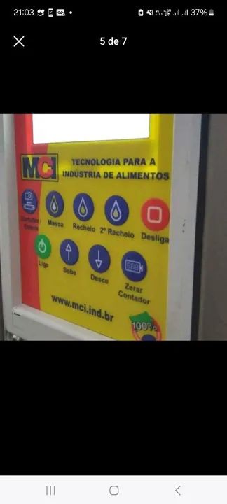 Vendo máquina de Salgado MCI usada  - Foto 5