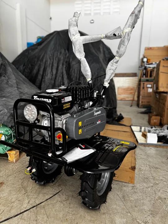 Motocultivador a Gasolina Motor 4T 7Hp 212cc C/ Pneus e Enxadas - Toyama (Novo) - Foto 5