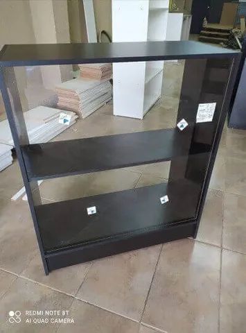 Balcão Caixa + 2 Balcões Vitrine Preto - Novo - Fabricação Própria - Foto 3