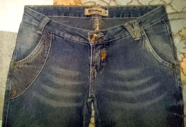 2 CALÇAS JEANS FEM. N°40.