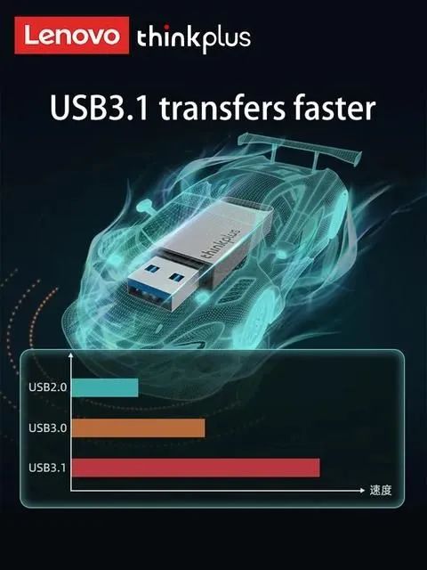 Pendrive Lenovo TU100 USB, 3.1 ORIGINAL  - Foto 3