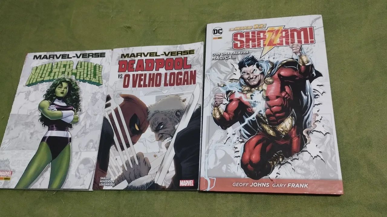 2 HQs Marvel - Mulher Hulk, Deadpool vs Velho Logan! - Foto 2