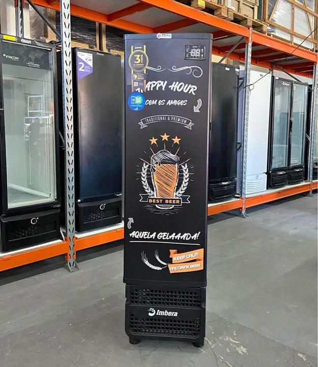 Cervejeira slim 230 litros -6 graus com 180 de altura (Alef)
