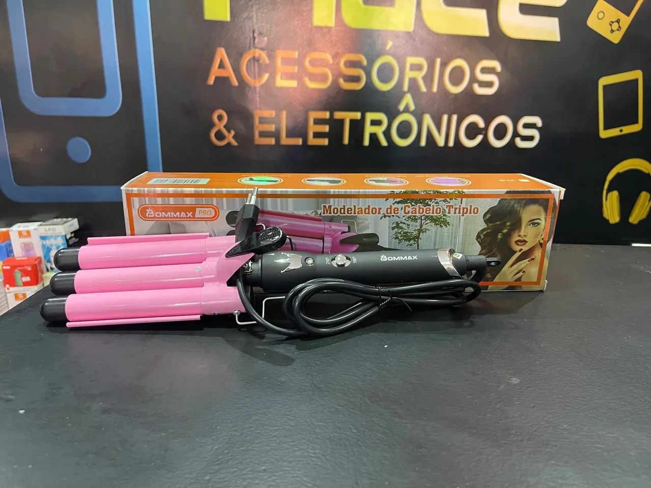 Modelador De Cabelo Triondas Cachos Ondulador Bivolt 