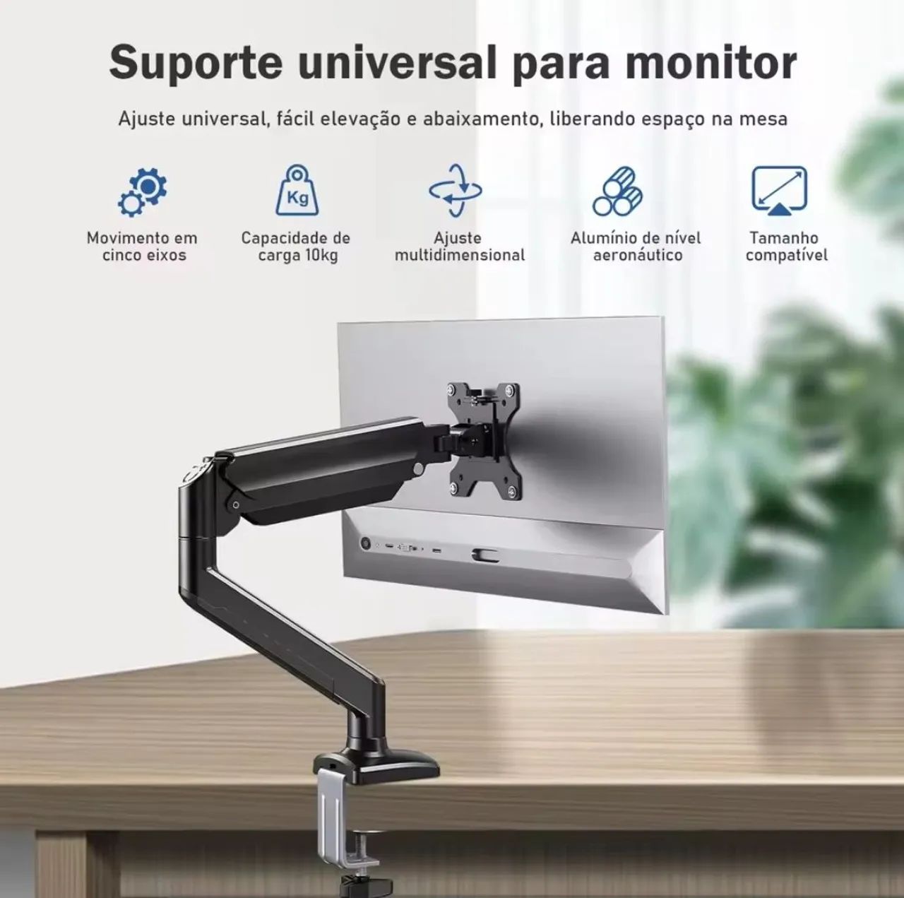 Suporte Articulado Profissional de Monitor WKZJ-DN (Lacrado) - Última unidade! - Foto 3