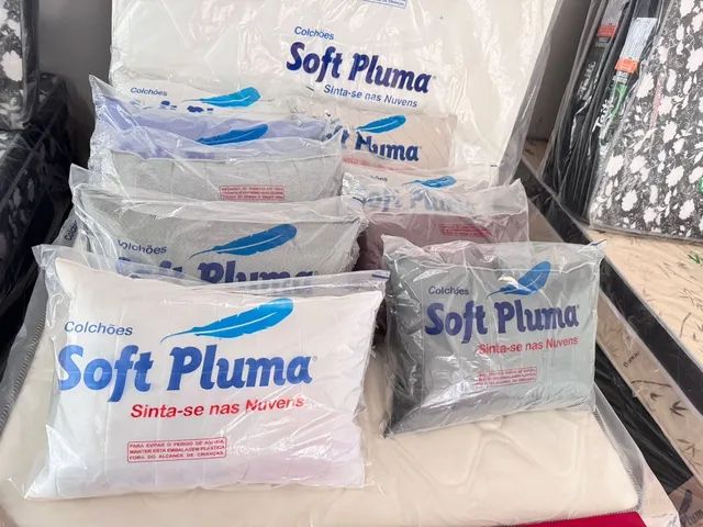 TRAVESSEIROS NOVOS FLOCOS SOFT PLUMA DE PROMOÇÃO 