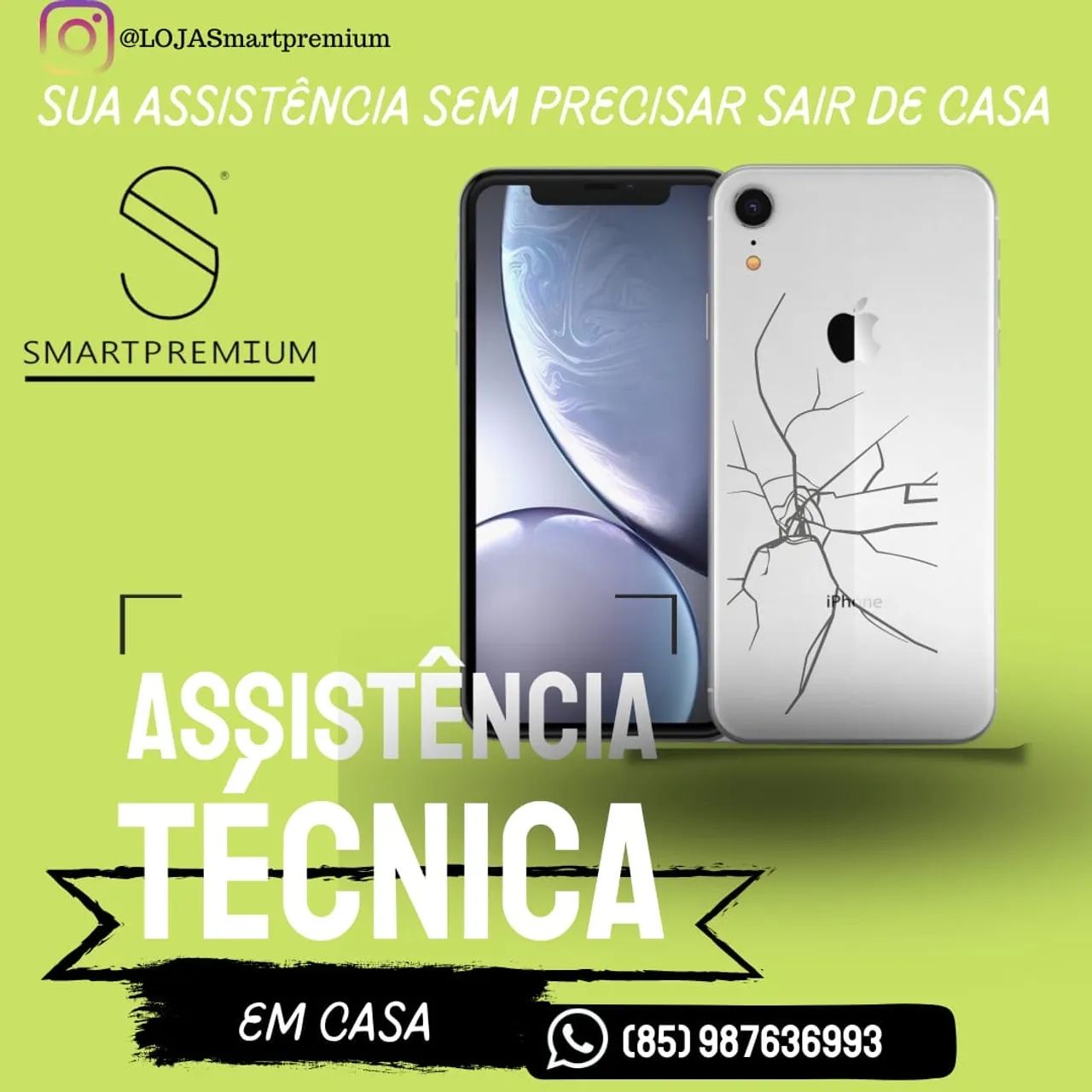TELA PARA IPHONE A DOMICÍLIO 