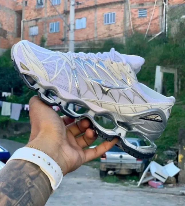 Tênis Mizuno Wave Prophecy X Azul - Foto 5