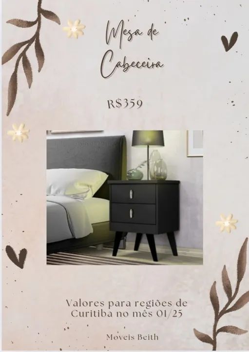 Promoção Mesa de Cabeceira - 14/01/   
