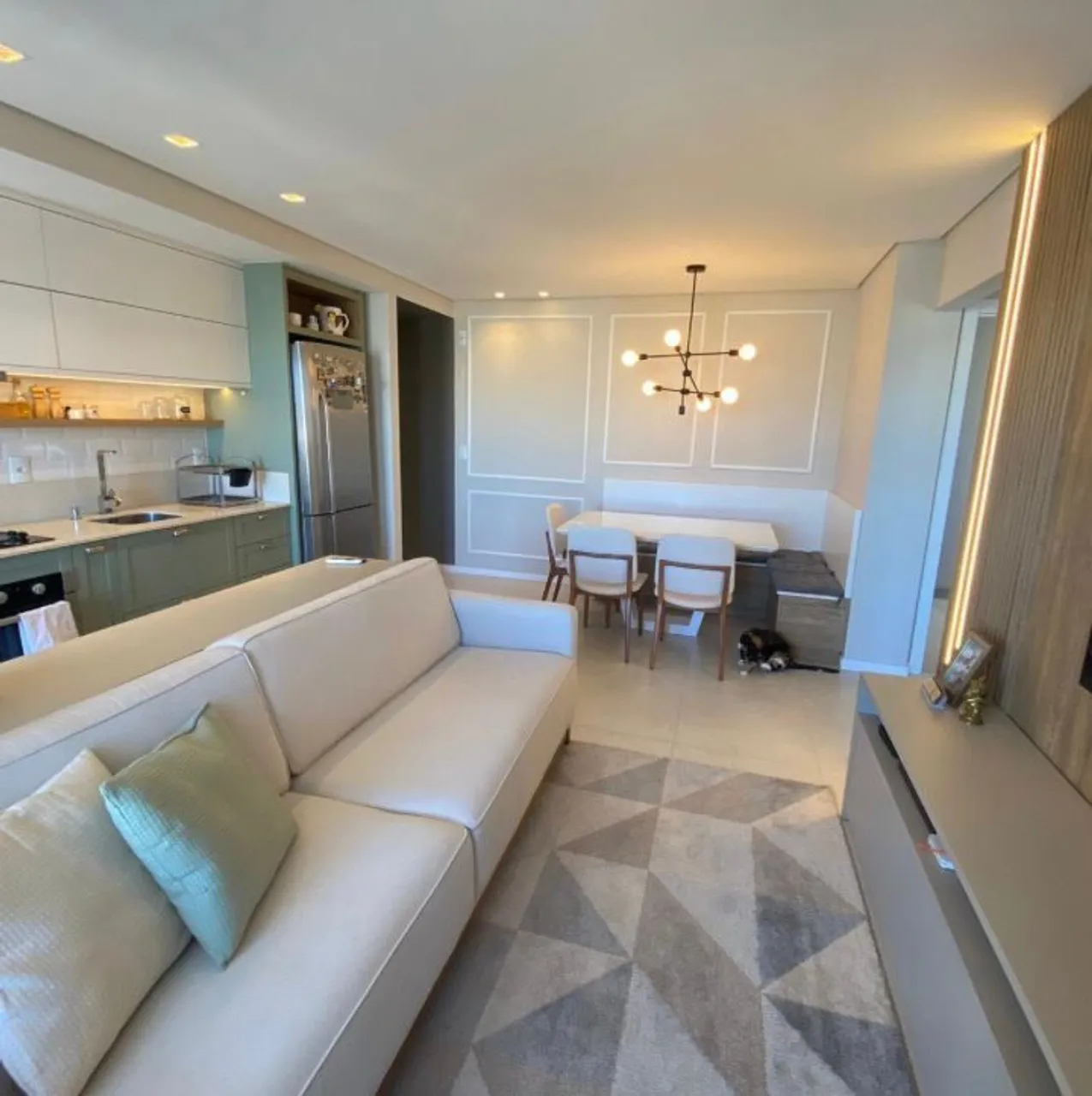 Apartamento mobiliado