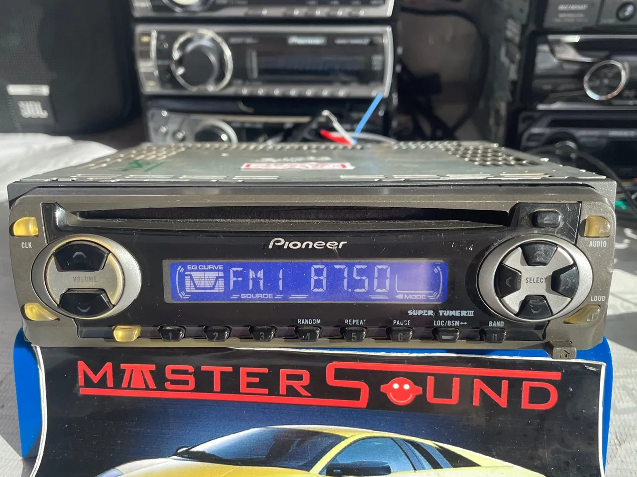 Cd rádio pioneer deh-1480 com bluetooth interno