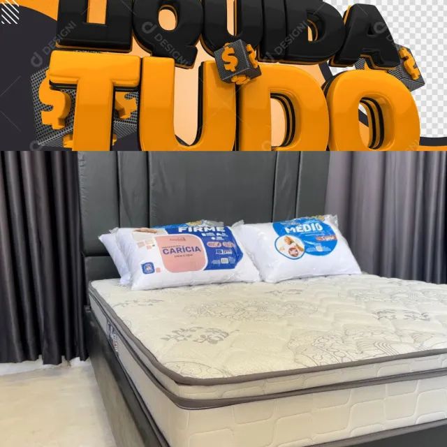 Cama Box + Colchao D33 Entrega na Hora