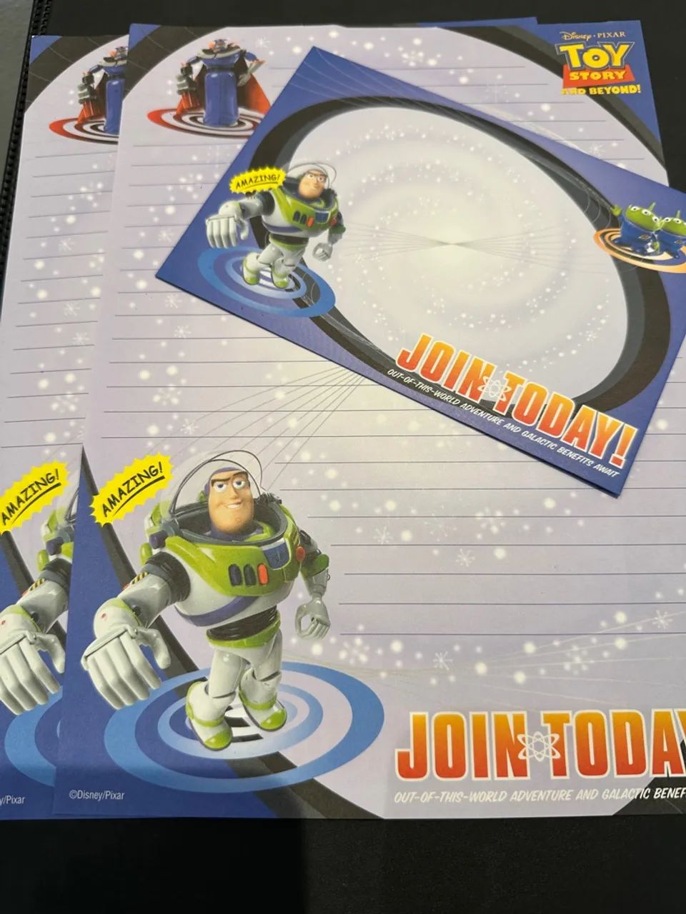 Papel de carta Toy Story