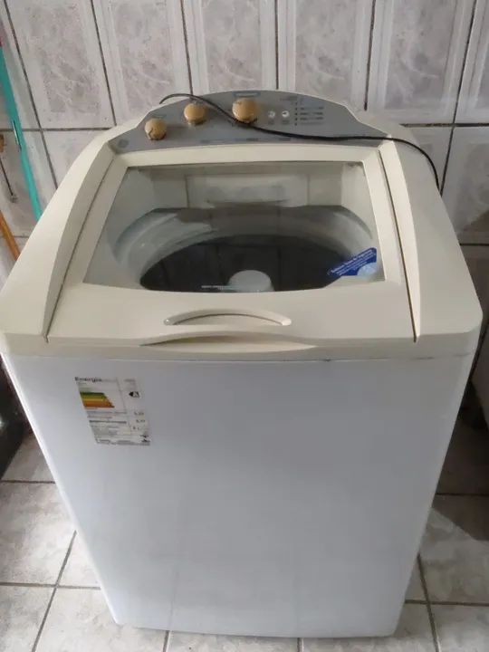 Lavadora De Roupas GE King 15,1 kg Branca Voltagem: 110v  - Foto 5