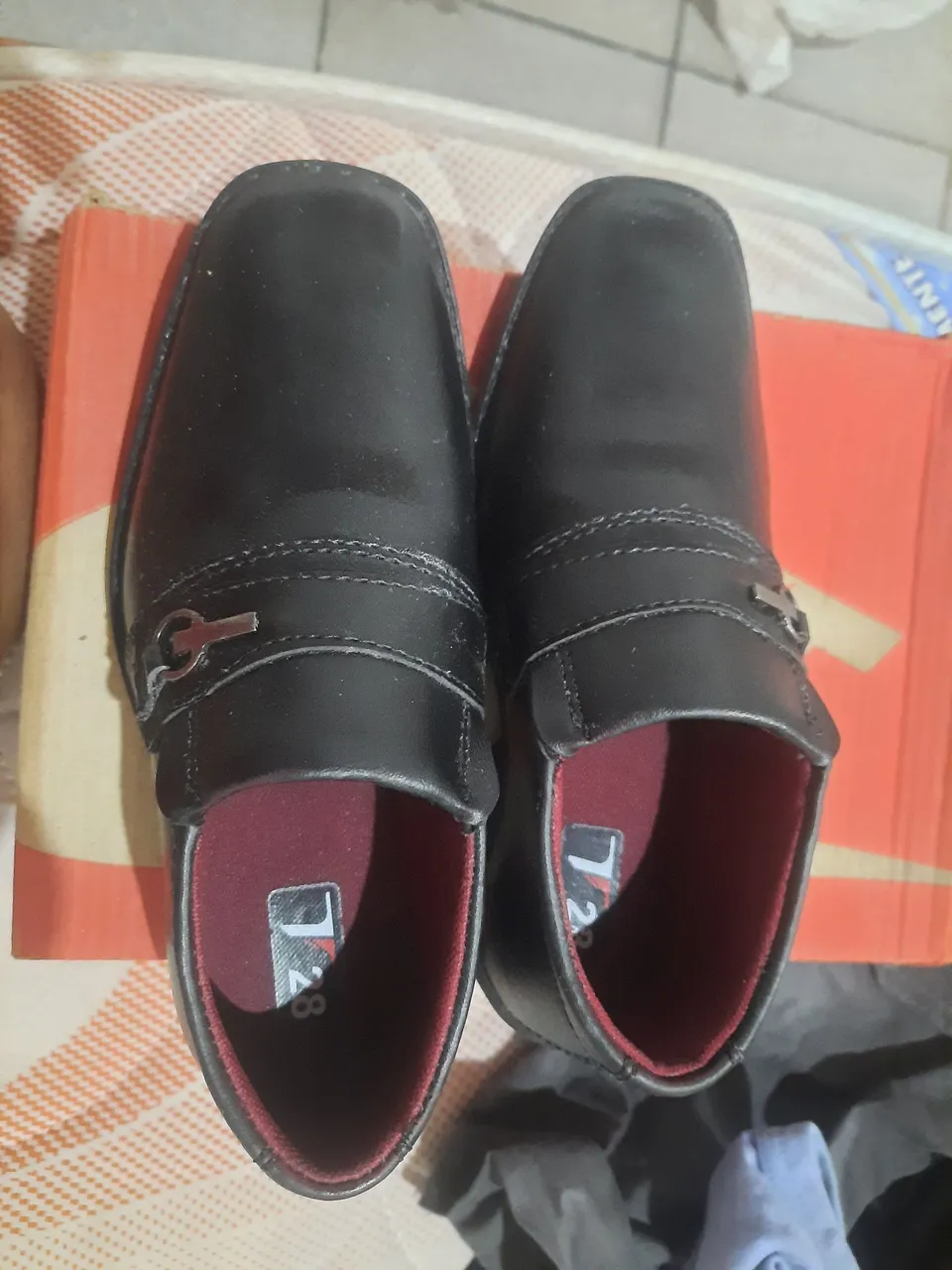 Sapatos sociais infantis pretos