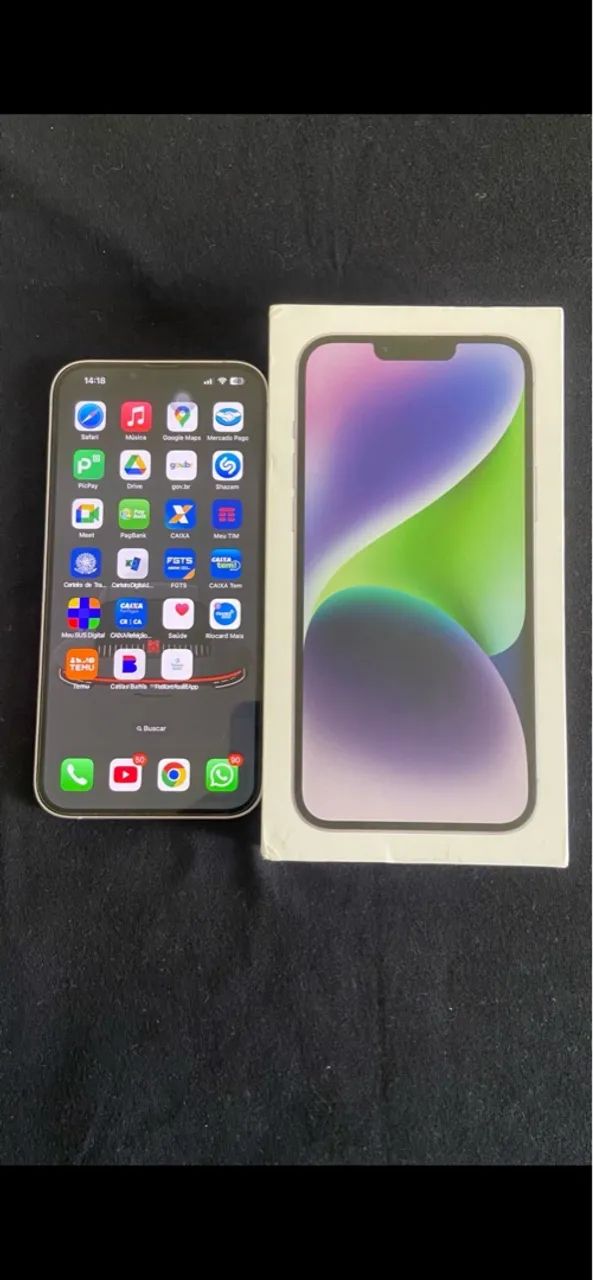 iPhone 14 Plus lilás 128gb - Foto 2